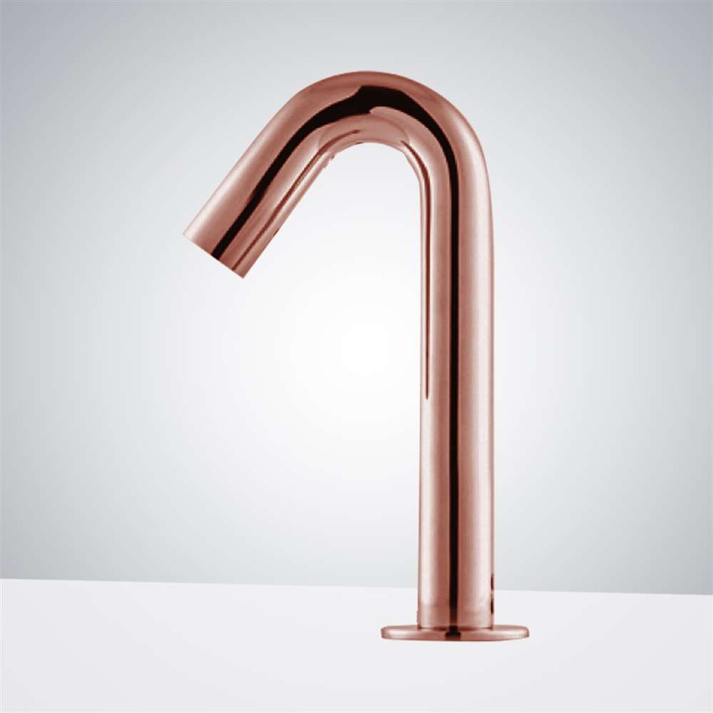 St. Gallen High Quality Commercial Hands Free Rose Gold Finish Soap Dispenser